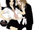 Twins in school uniforms